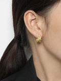 S'STEEL Sterling Silver CZ Stud Earrings For Women