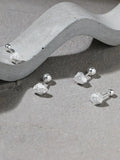 925 Silver Geometric Earrings