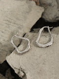 S'STEEL Geometric Hoop Earrings Sterling Silver 925 Earrings For Women