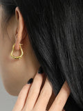 S'STEEL Geometric Hoop Earrings Sterling Silver 925 Earrings For Women