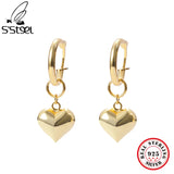 S'STEEL Gothic Drop Earrings Silver 925 Sterling