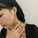 S'STEEL Gothic Drop Earrings Silver 925 Sterling