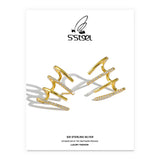 925 Silver Stud Earrings Zircon Earings Jewelry