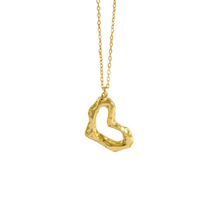 S'STEEL Love Heart Pendant 925 Sterling Silver Necklace For Women