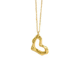 S'STEEL Love Heart Pendant 925 Sterling Silver Necklace For Women
