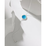 Irregular Round 925 Sterling Silver Enamel Bracelet - Women's Fine Jewelry