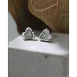925 Silver Small Heart Studs Earings Women