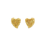 925 Silver Small Heart Studs Earings Women