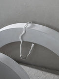 925 Sterling Silver Minimalist Irregular Texture Cuff Bangle