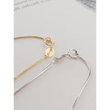 925 Silver Necklace For Girls Snake Chains Necklaces