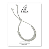 925 Sterling Silver Bracelet Geometric Beads
