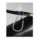 925 Sterling Silver Bracelet Geometric Beads