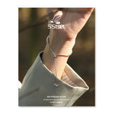 925 Sterling Silver Bracelet Geometric Beads