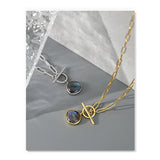 Labradorite Pendant Necklace 925 Silver