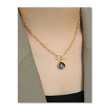 Labradorite Pendant Necklace 925 Silver