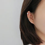 S925 Sterling Silver Clip On Earrings for Women Ear Cuff Jewelry