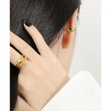 925 Sterling Silver Ear Cuff Clip On Earings Jewelry