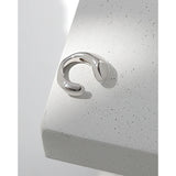 925 Sterling Silver Ear Cuff Clip On Earings Jewelry