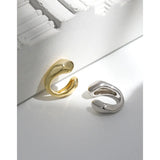925 Sterling Silver Ear Cuff Clip On Earings Jewelry