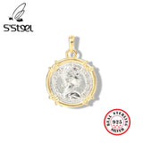 925 Sterling Silver Layered Pendants for Women