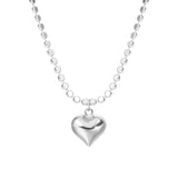 925 Silver Heart Necklace - Women's Jewelry