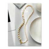 Baroque Pearl Necklace Sterling Silver 925 Gift For Women Party