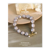Sterling Silver 925 Bracelet Shell Pearl Gift Women Fine Jewellery