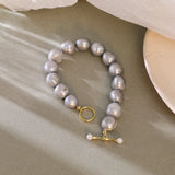 Sterling Silver 925 Bracelet Shell Pearl Gift Women Fine Jewellery