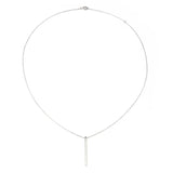 Minimalist 925 Sterling Silver Necklace Geometry Pendant For Women