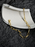 S'STEEL Minimalist Bracelet Women 925 Silver Chain Punk Geometric Fine Jewelry