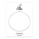 S'STEEL Snake Bone Chain Minimalist Necklace 925 Sterling Silver