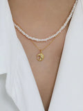 Moon Pendant 925 Sterling Silver Necklace for Women Gothic Jewelry