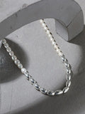 S'STEEL Freshwater Pearl Necklace Sterling Silver 925 Women Clavicle Chain