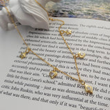 925 Sterling Silver Choker Chain Zircon Gothic Dainty Necklace Pendant
