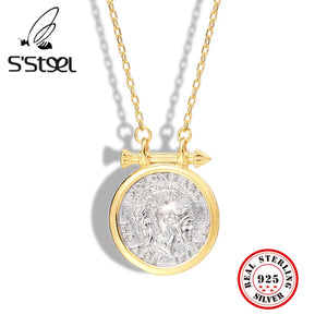 925 Sterling Silver Necklace for Women Pendant Chain Jewellery