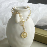 S'STEEL Pearl Bracelets Sterling Silver 925 Portrait Pendants Bracelet