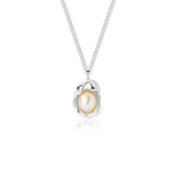 S925 Sterling Silver Pearl Pendant Necklace for Women