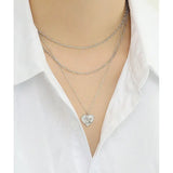 925 Silver Angel Necklaces for Women Statement Party Jewelry