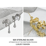 S'STEEL Pure Silver 925 Stud Earrings For Women's Earrings