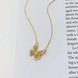 S'STEEL Butterfly Fairy Necklace 925 Sterling Silver Pendant