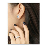 Small Gothic Earrings 925 Sterling Silver Studs