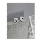 Small Gothic Earrings 925 Sterling Silver Studs