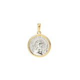 S'STEEL Round Pendant 925 Sterling Silver Portrait Pendant