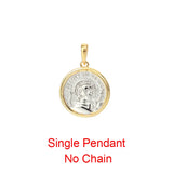 S'STEEL Round Pendant 925 Sterling Silver Portrait Pendant