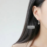 S'STEEL Silver Pure 925 Hoop Earrings Gift For Women Boho Jewelry