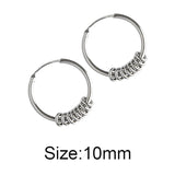 S'STEEL Silver Pure 925 Hoop Earrings Gift For Women Boho Jewelry