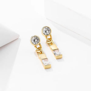 925 Silver Bohemian Drop Earrings For Women Piercing Jewelry