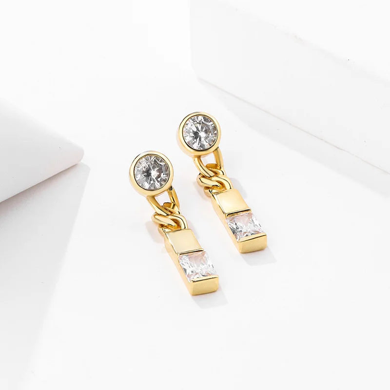 925 Silver Bohemian Drop Earrings For Women Piercing Jewelry