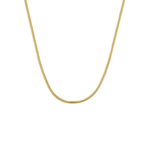 Sterling Silver 925 Clavicle Necklace Minimalist Choker Snake Chain