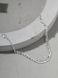 Sterling Silver 925 Double-layer Bracelet Punk Version Jewelry